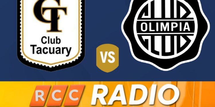 ¡Martes de fútbol por RCC! Por la 101.7 FM y la 1250 AM podrás disfrutar del juego Tacuary vs. Olimpia