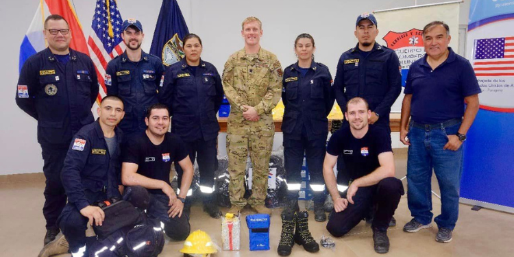 Bomberos de Filadelfia y Neuland recibieron importante donación por parte de   la Embajada de los EE.UU