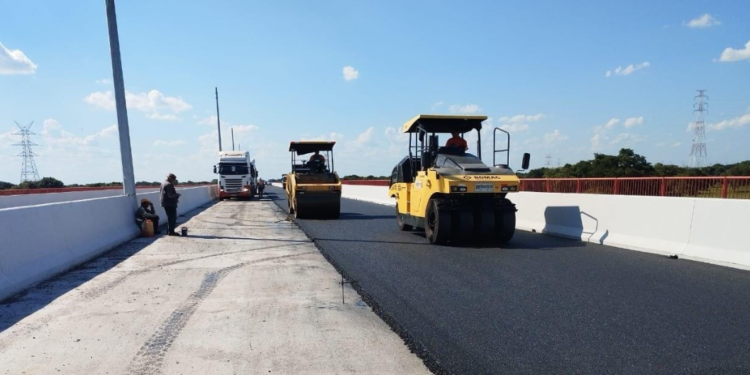 Puente Héroes del Chaco arranca el año con ímpetu ya transitando su etapa final Puente Héroes del Chaco arranca el año con ímpetu ya transitando su etapa final