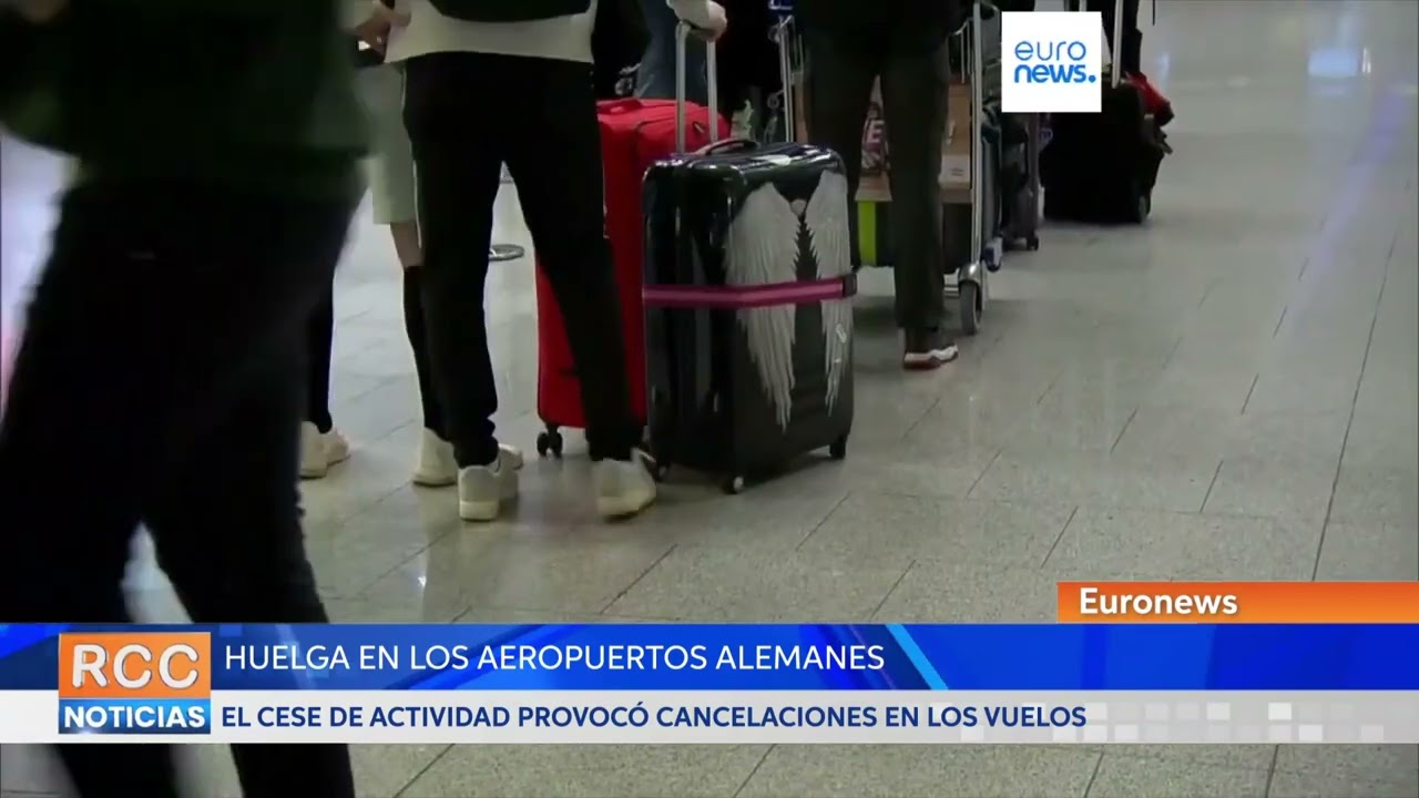 Caos en los aeropuertos alemanes por la huelga de trabajadores de seguridad