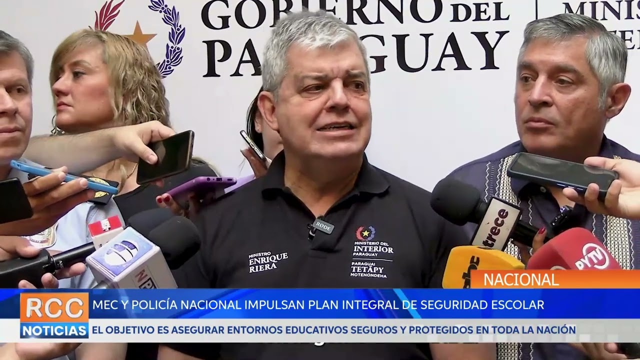 Impulsan Plan Integral de Seguridad Escolar entre el MEC y la Policía Nacional»