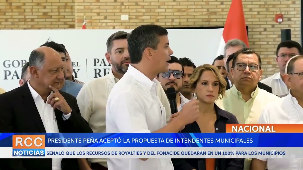 Santiago Peña aceptó la propuesta de Intendentes Municipales sobre  “Hambre Cero en las Escuelas”