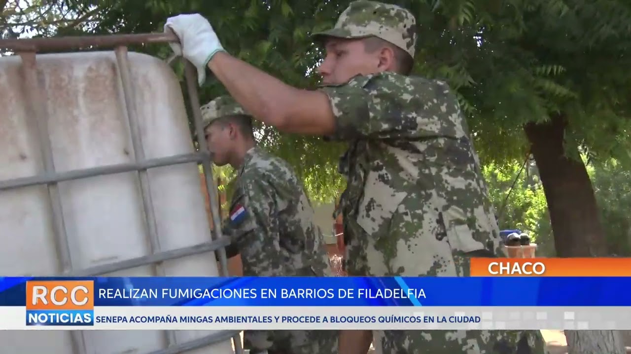 SENEPA acompaña mingas ambientales en Filadelfia y procede a fumigaciones
