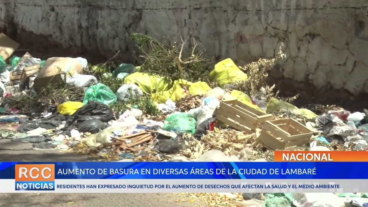 Preocupación por el aumento de basura en diversas áreas de la ciudad de Lambaré