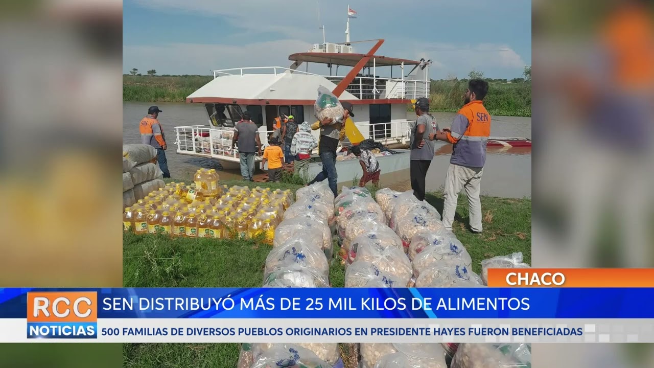 SEN distribuyó más de 25 mil kilos de alimentos a familias de pueblos originarios de Pdte. Hayes