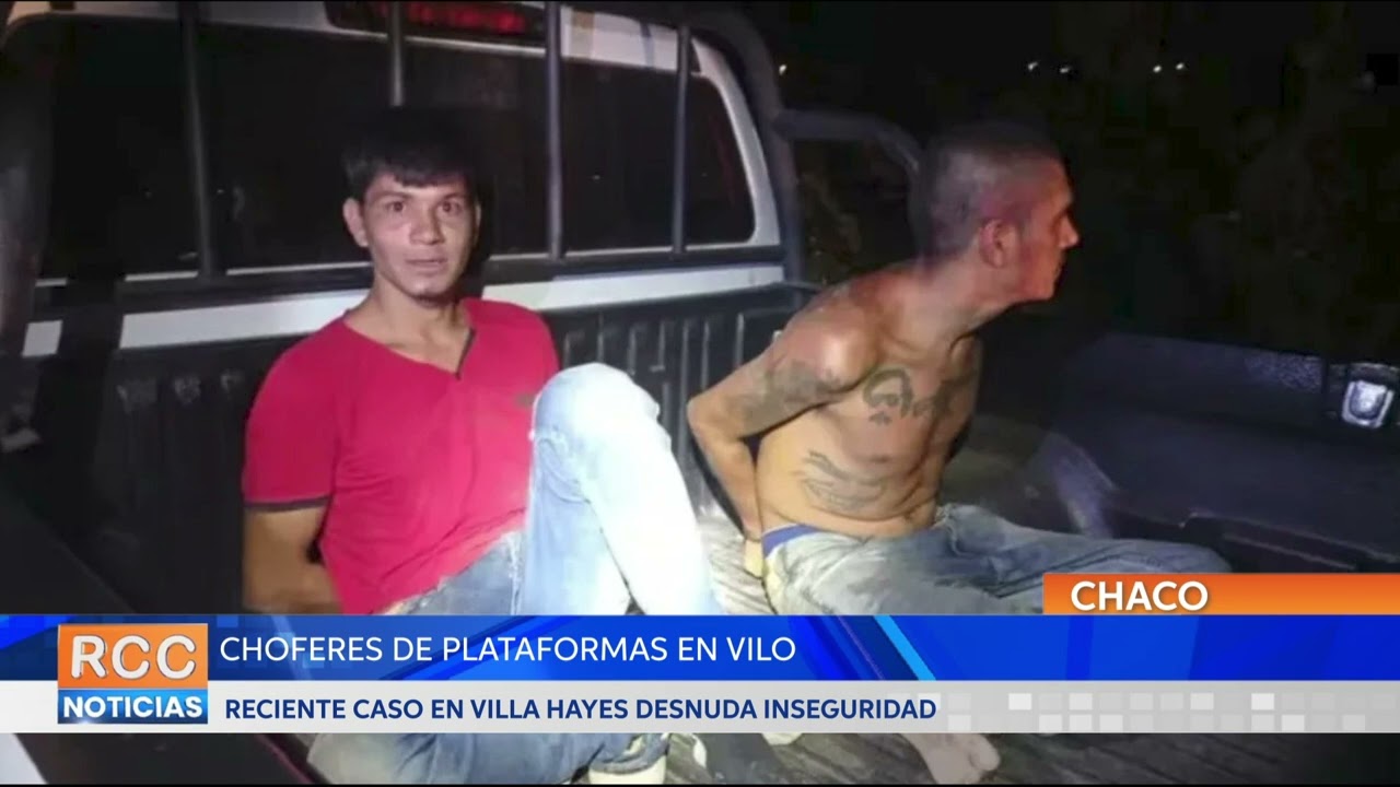 Villa Hayes: tras caso fatal preocupa casos de inseguridad para choferes de plataforma