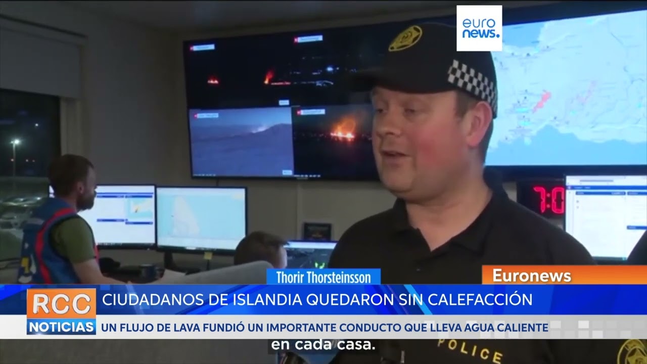 El volcán islandés deja sin calefacción miles de hogares en la península de Reykjanes