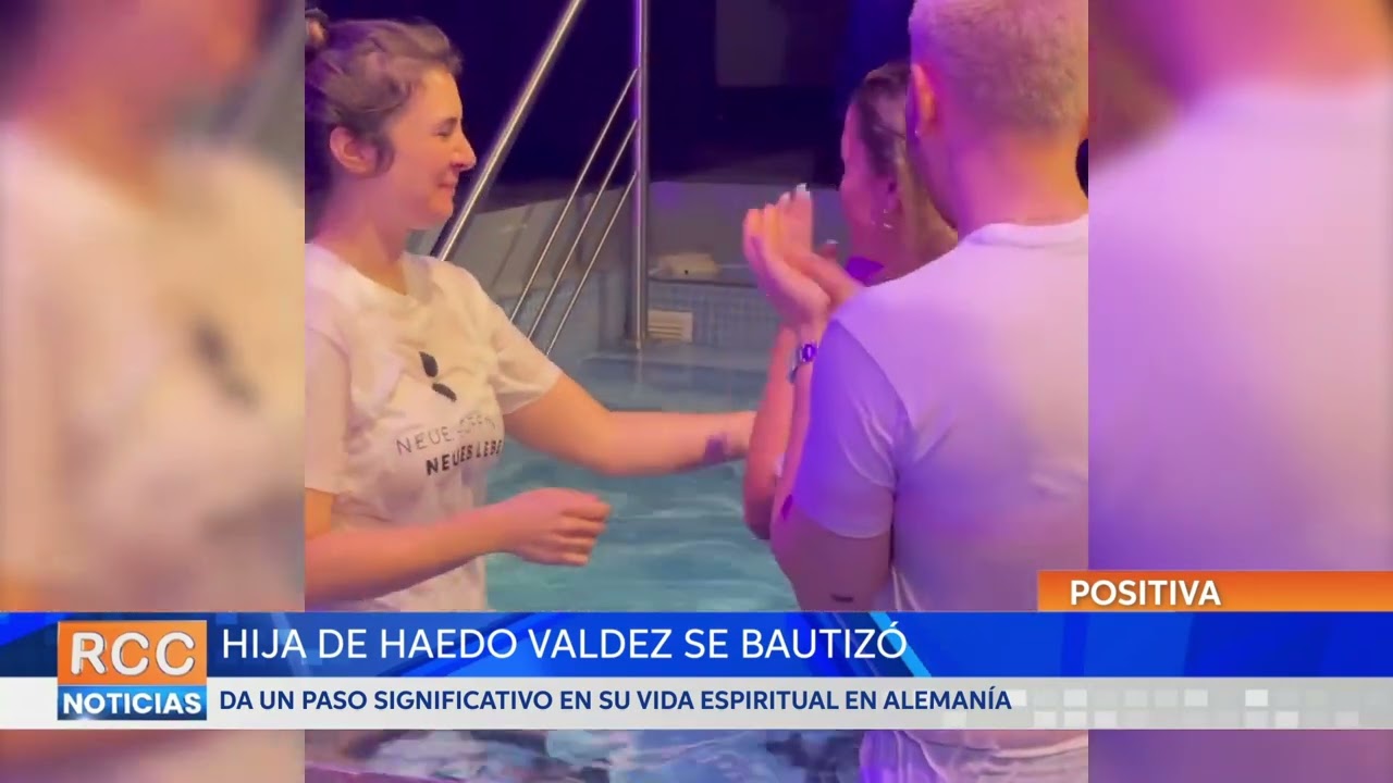 Noemi Haedo Valdez, hija de Nelson Haedo Valdez, da un paso significativo en su vida espiritual