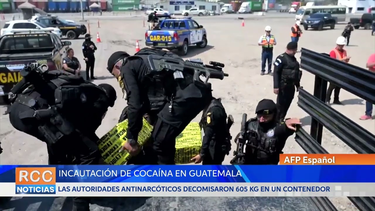 Guatemala incauta más de 600 kilos de cocaína procedentes de Costa Rica