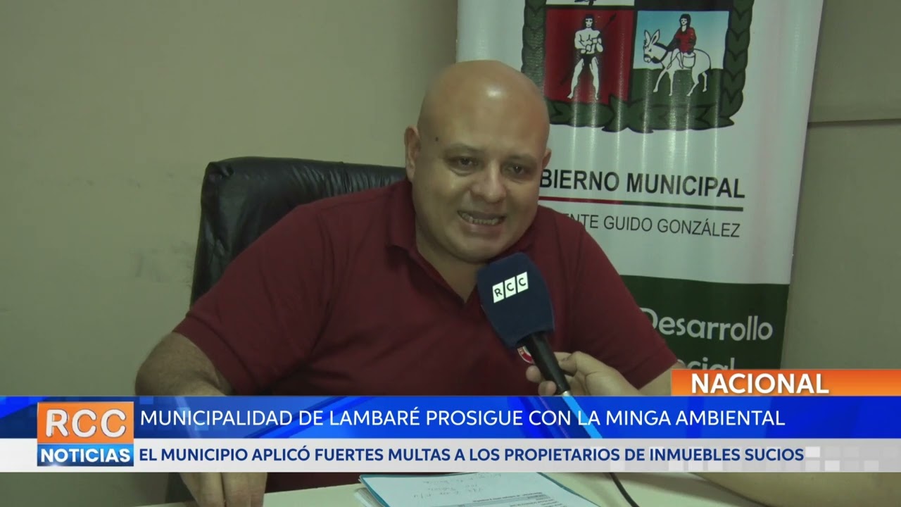 La Municipalidad de Lambaré continúa con la minga ambiental buscando descender los casos de dengue