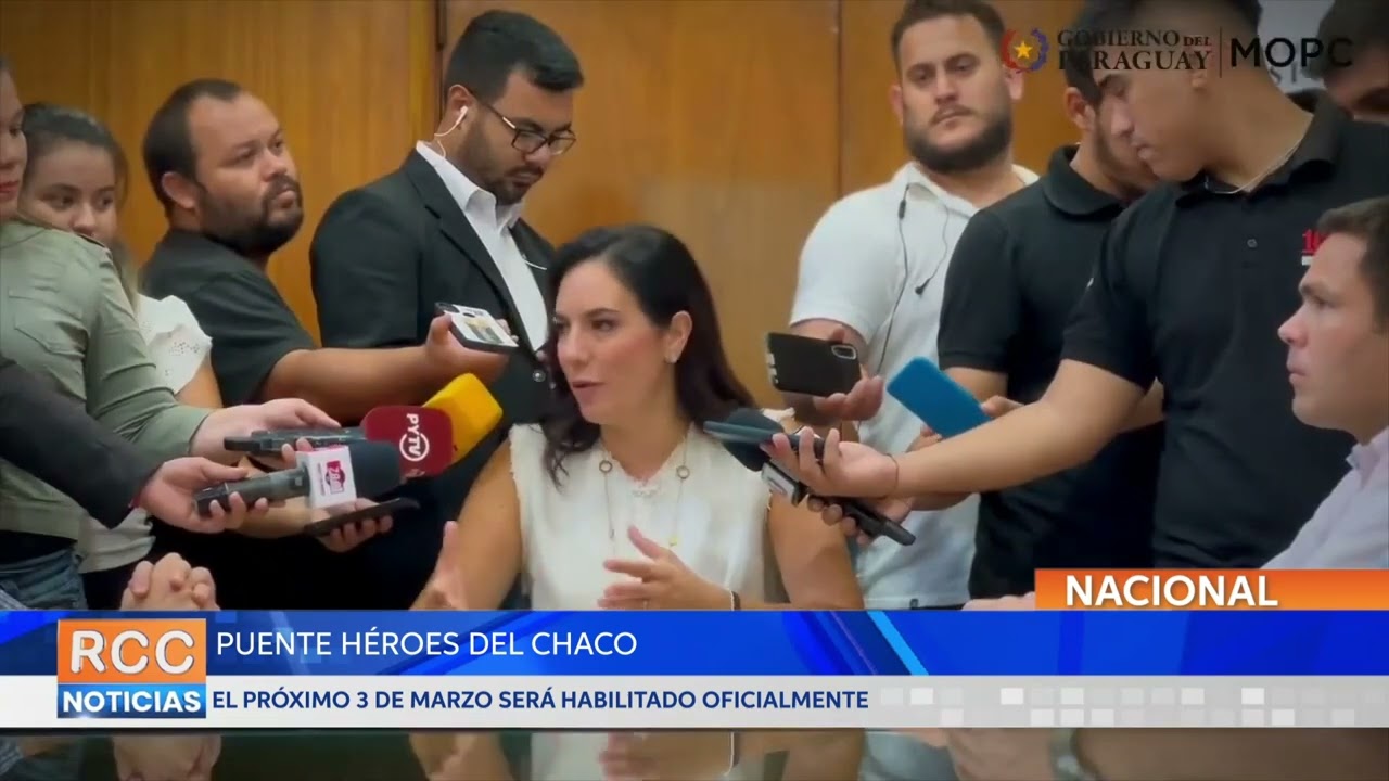 El Puente Héroes del Chaco será habilitado oficialmente el próximo 3 de marzo