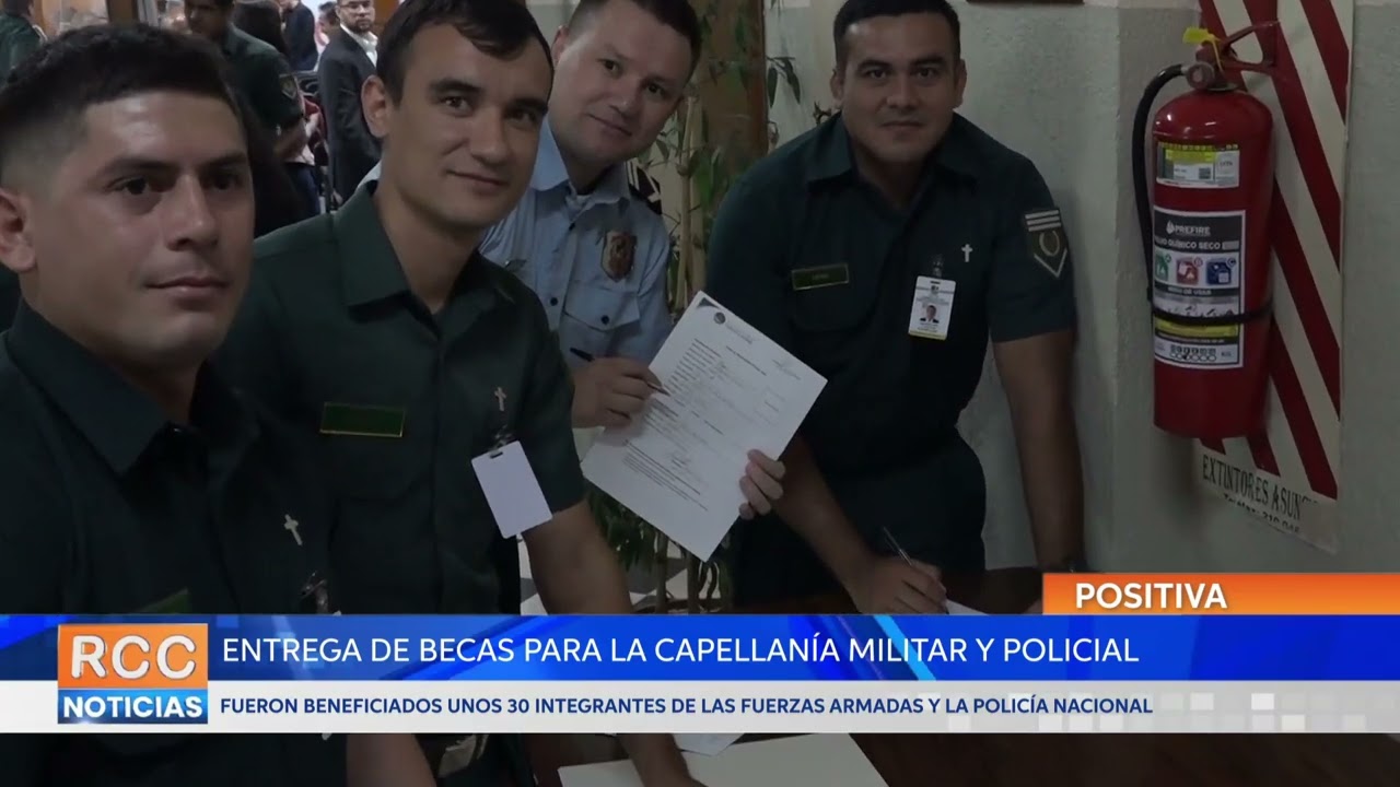 Instituto Técnico “Vuelve a Soñar” realizó la entrega de Becas para la Capellanía Militar y Policial