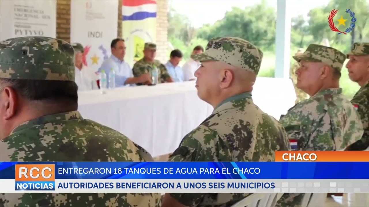 Entregaron tanques de agua a seis municipios del Chaco