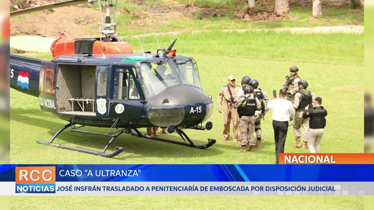 José Insfrán trasladado a Penitenciaría de Emboscada por disposición judicial