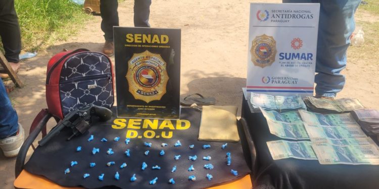 SENAD golpeó nuevamente al microtráfico esta vez en Villa Hayes