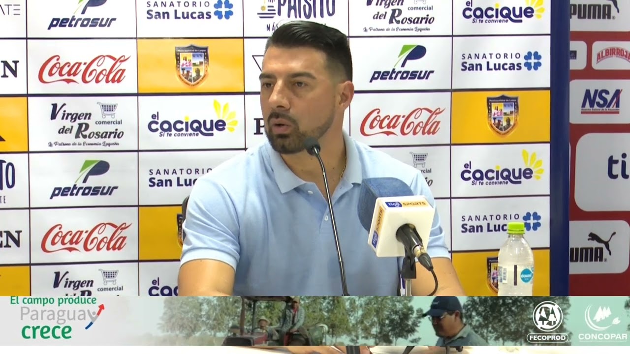 Olimpia vs. Sportivo Luqueño: Conferencia de prensa del entrenador Julio César Cáceres
