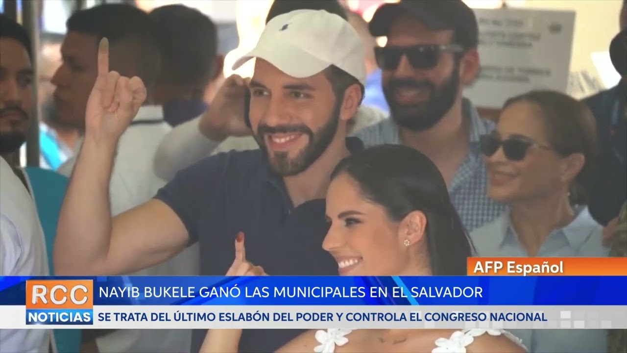 Bukele gana municipales, último eslabón del poder en El Salvador