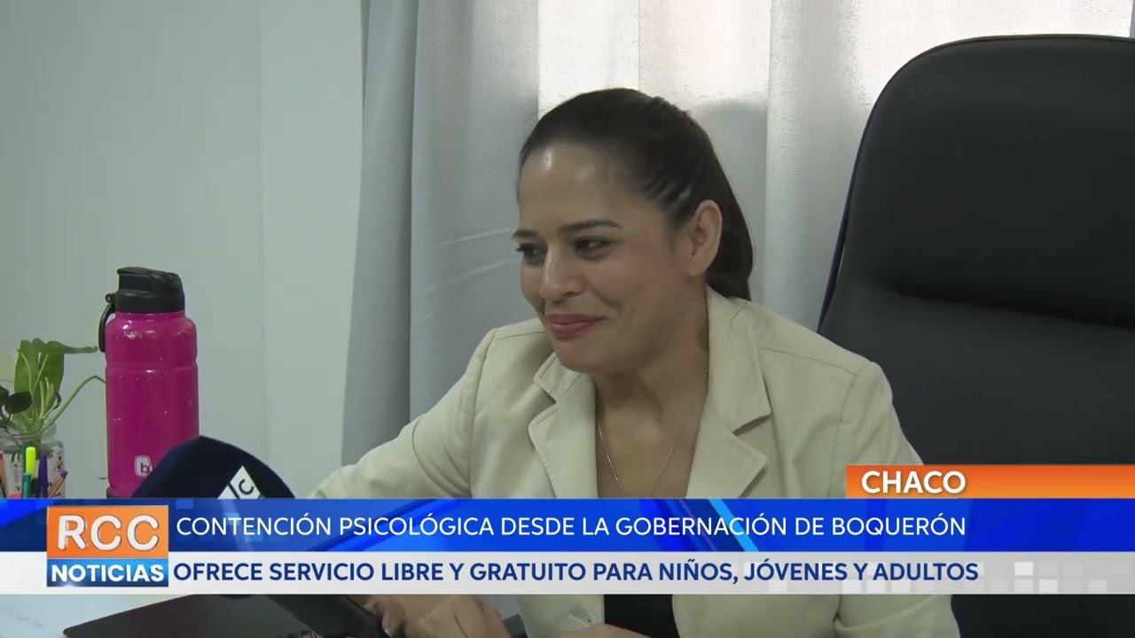 Instalan consultorio de psicología en la Gobernación de Boquerón con disposición libre y gratuita