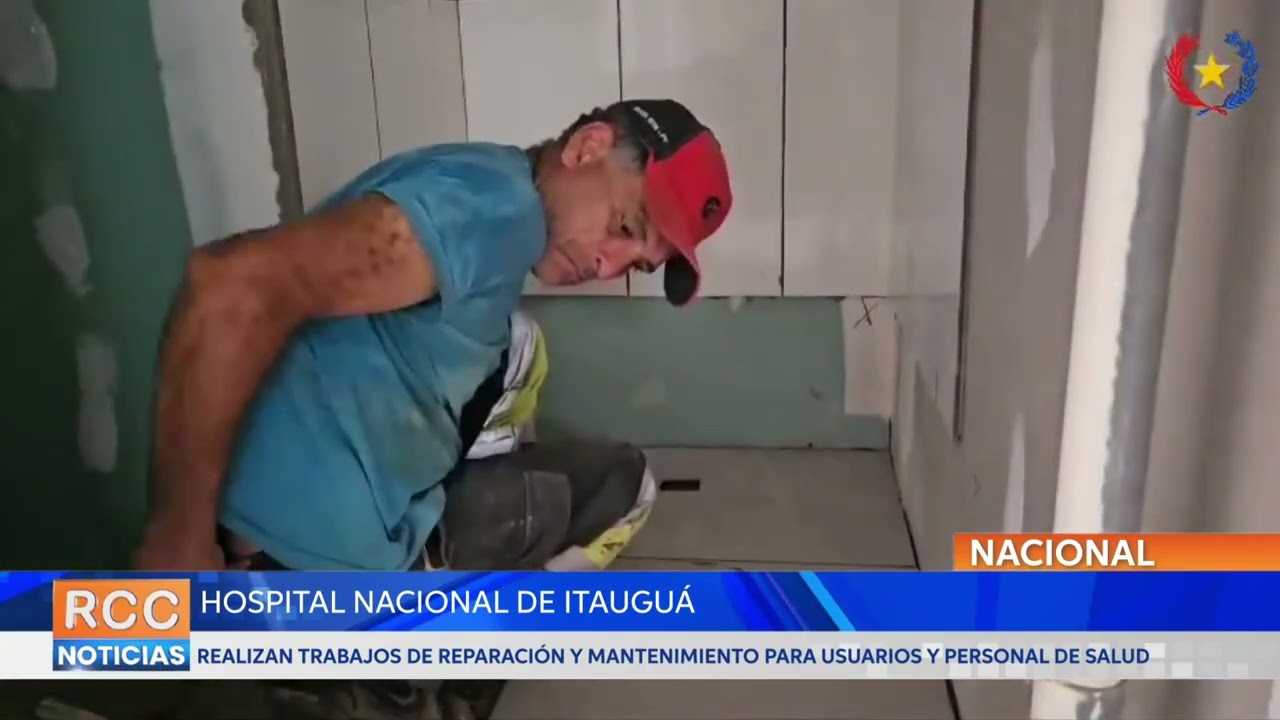 Trabajos de reparación y mantenimiento están en marcha en el Hospital Nacional de Itauguá