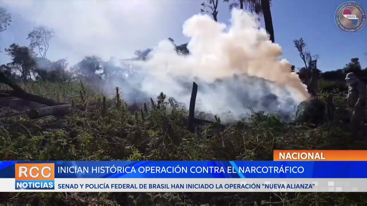 SENAD y Policía Federal de Brasil inician histórica operación contra el narcotráfico en la frontera