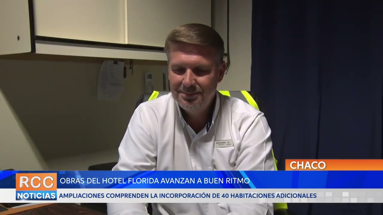 Obras de ampliación del Hotel Florida ya alcanzan cerca del 70% de avance