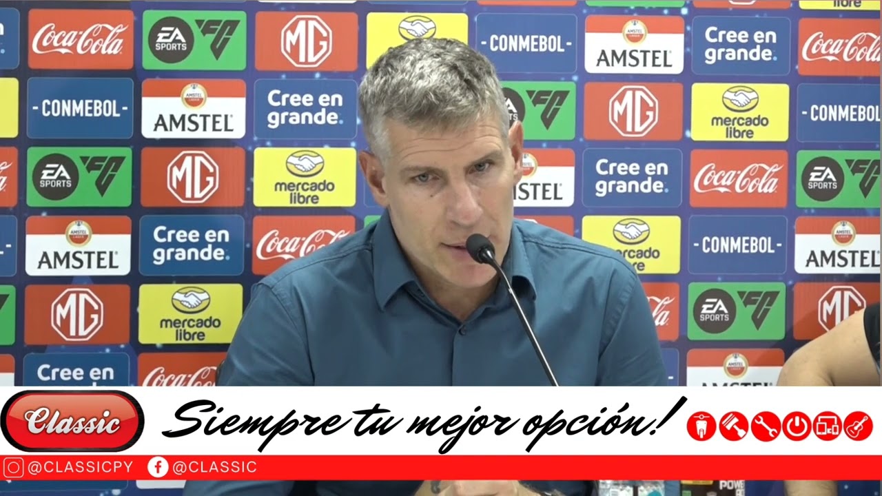 Sportivo Ameliano vs. Olimpia: Palabras del entrenador Martín Palermo