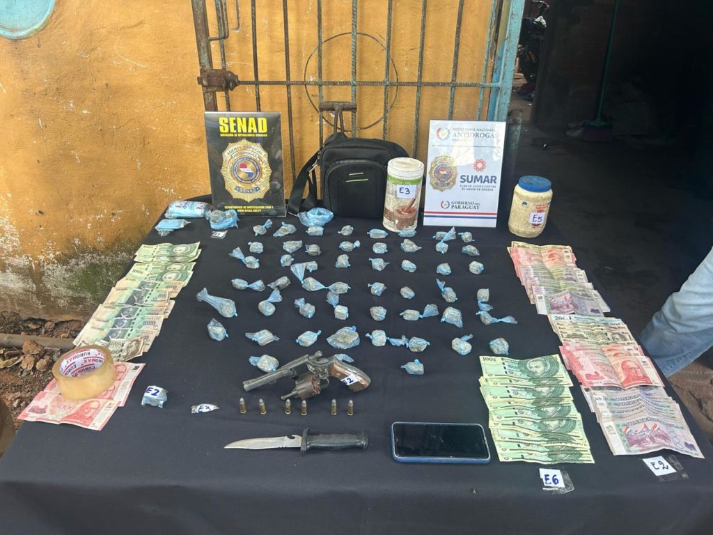 Golpe al microtráfico: SENAD desmantela redes en Nanawa y Villa Elisa Golpe al microtráfico: SENAD desmantela redes en Nanawa y Villa Elisa