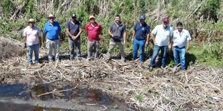 Río Pilcomayo: realizaron limpieza vegetal y despeje de sedimentos en la zona de General Díaz