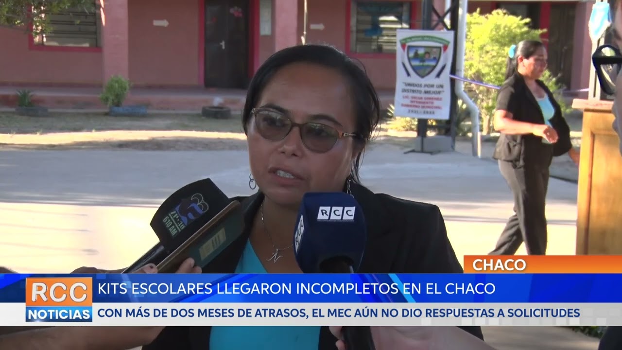 Kits escolares llegaron incompletos en el Chaco