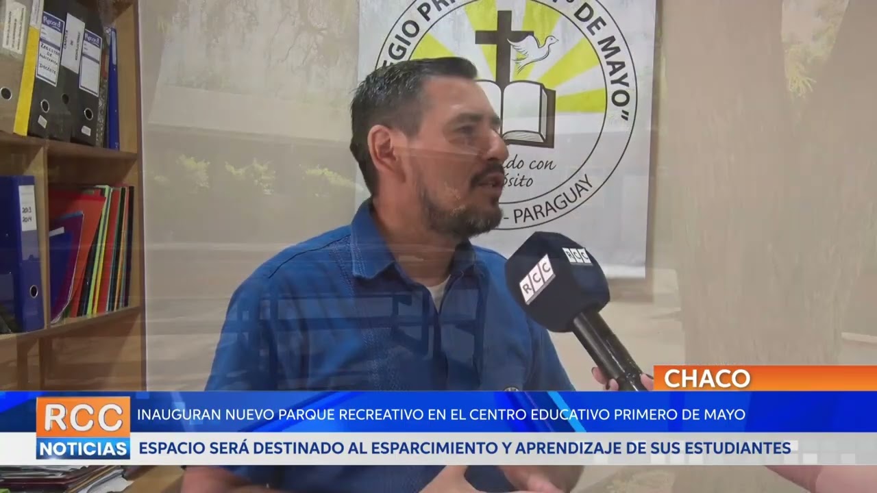 El Centro Educativo Primero de Mayo de Filadelfia estrenó su parque recreativo