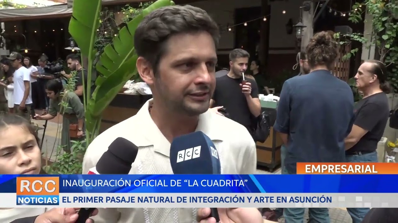 Inauguración de “La Cuadrita”, un espacio de integración de arte en Asunción