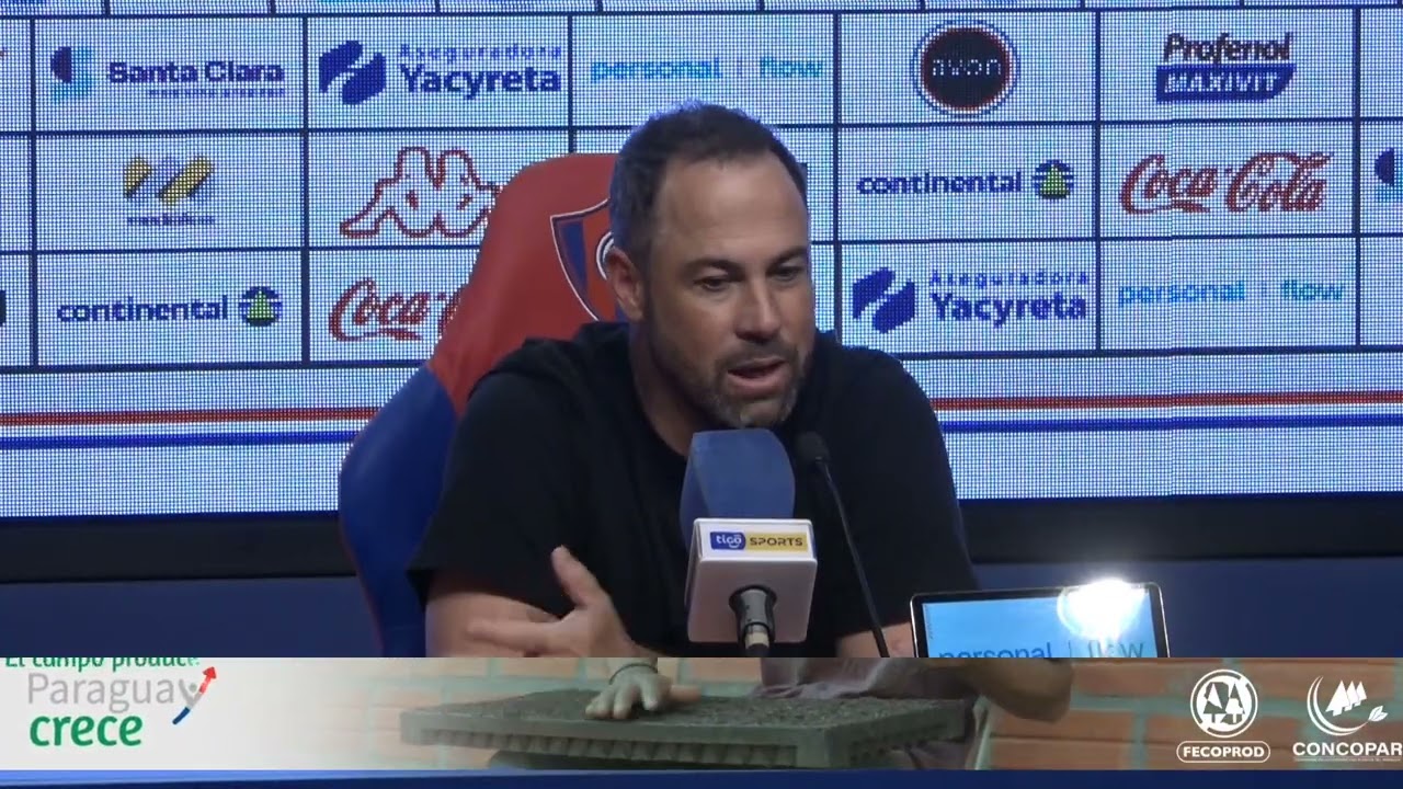 Cerro Porteño vs. Nacional: Palabras del DT Juan Pablo Pumpido