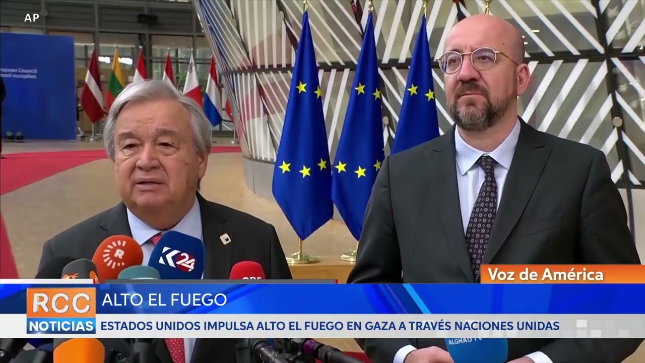 Estados Unidos impulsa alto el fuego en Gaza a través Naciones Unidas