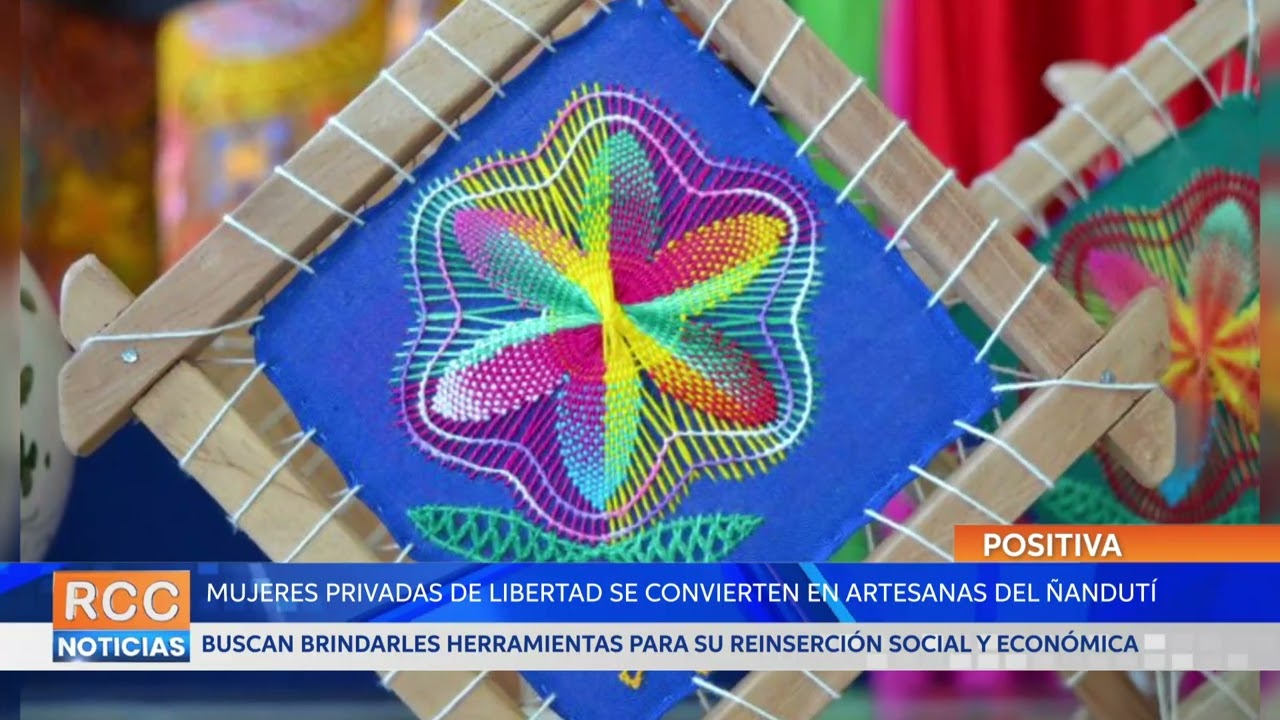 Mujeres privadas de libertad de Cambyretá se convierten en artesanas del ñandutí