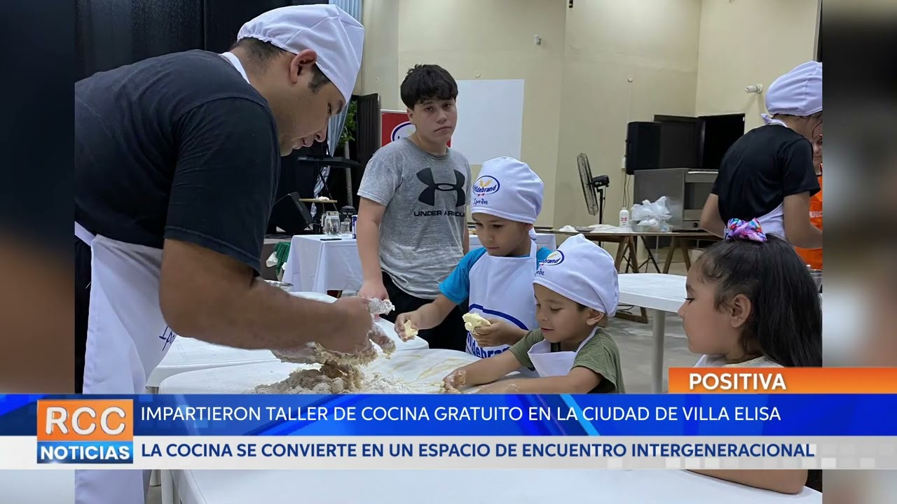 Impartieron taller de cocina gratuito en la ciudad de Villa Elisa