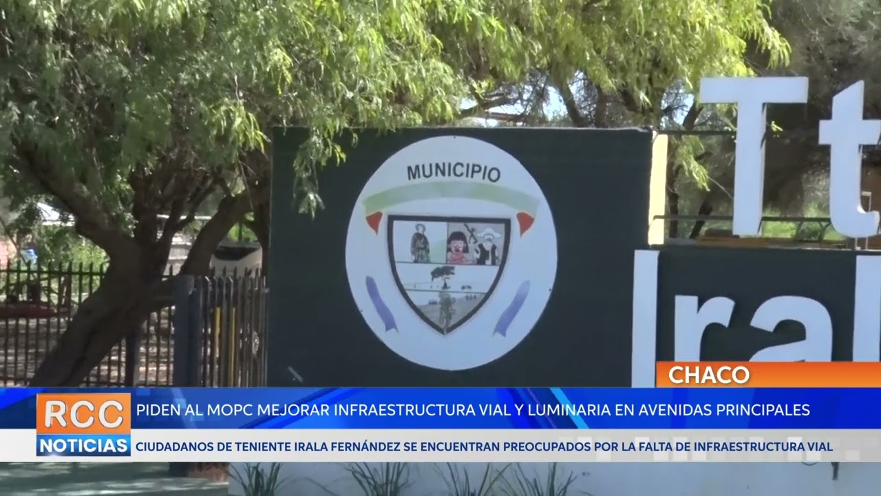 Vecinos de Tte. Irala Fernández piden al MOPC mejorar infraestructura vial y luminaria en avenidas