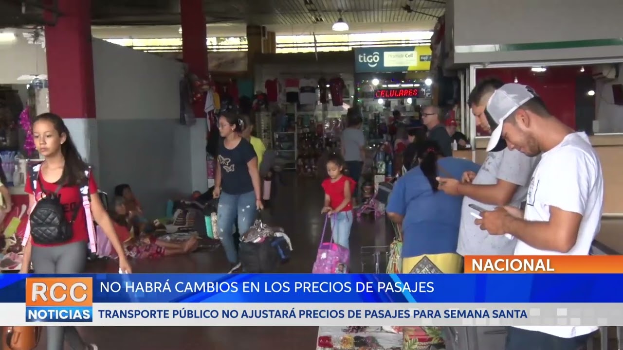 Transporte público no ajustará precios de pasajes para Semana Santa