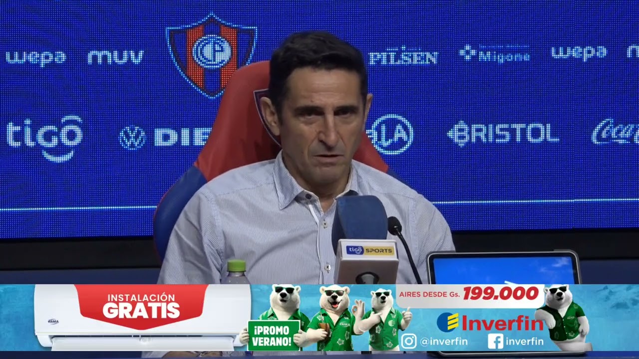 Cerro Porteño vs. Nacional: Palabras del DT Manolo Jiménez