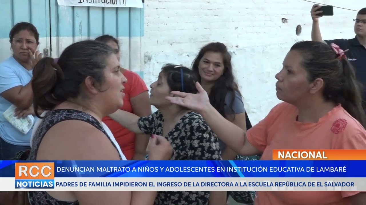 Padres denuncian maltrato a niños y adolescentes por parte de la directora de una escuela en Lambaré