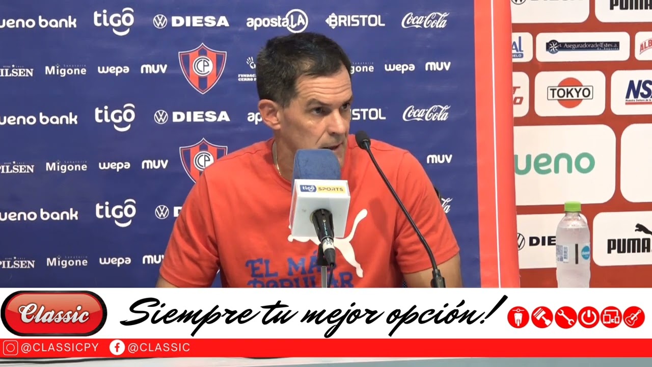 Cerro Porteño vs. Tacuary: Palabras del entrenador Victor Bernay