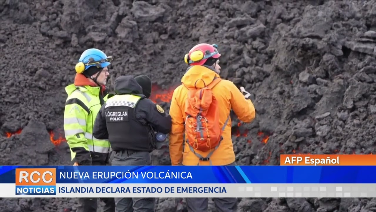 Islandia declara emergencia por nueva erupción volcánica