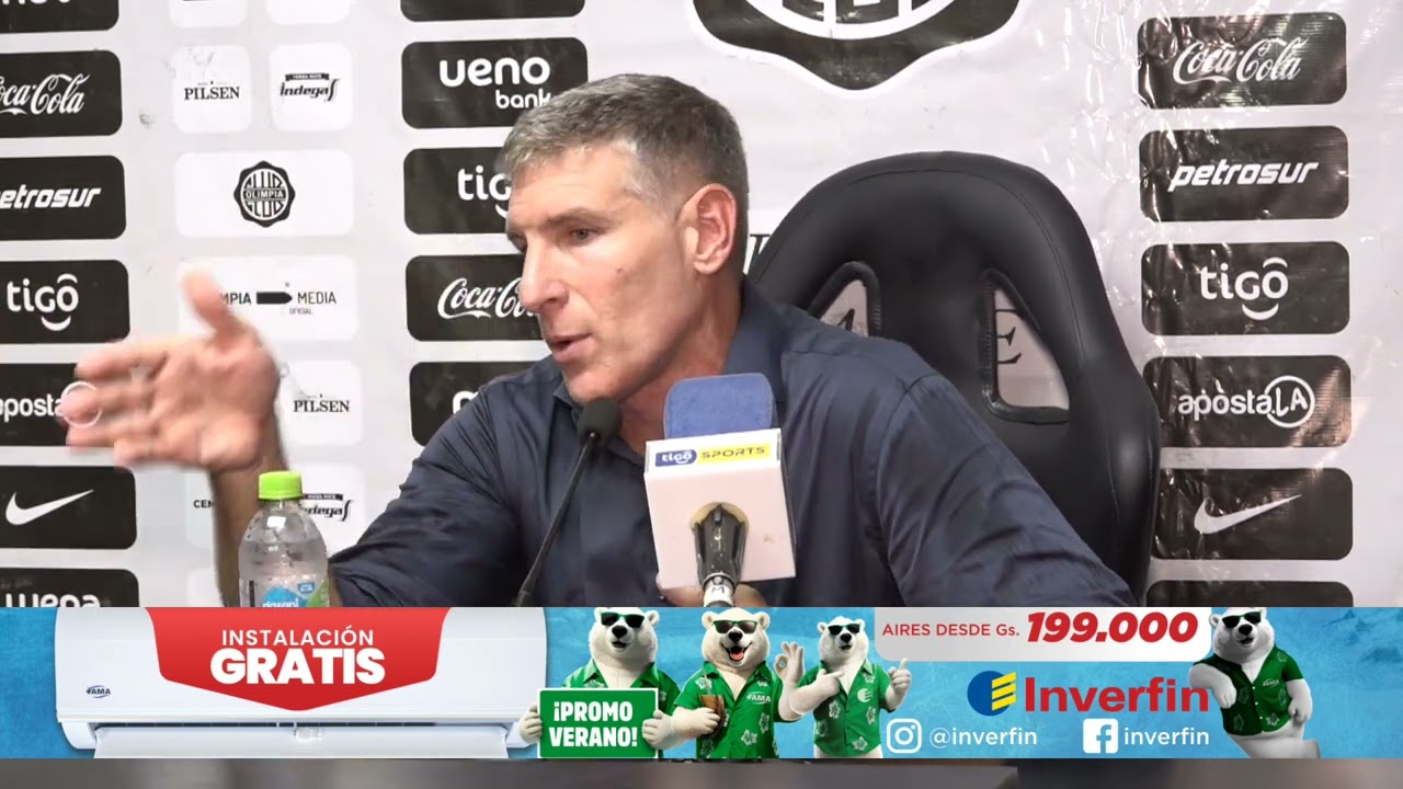 Sportivo Trinidense vs. Olimpia: Palabras del entrenador Martin Palermo