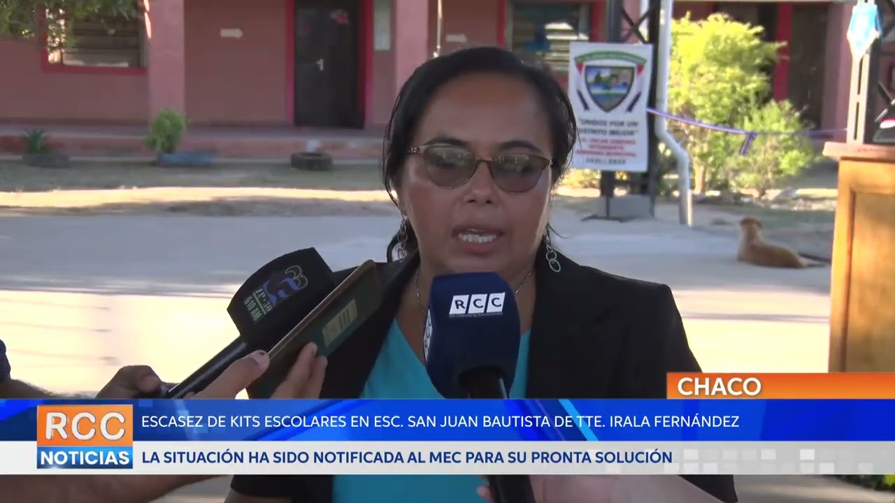 Escuela San Juan Bautista de Tte. Irala Fernández enfrenta escasez de kits escolares