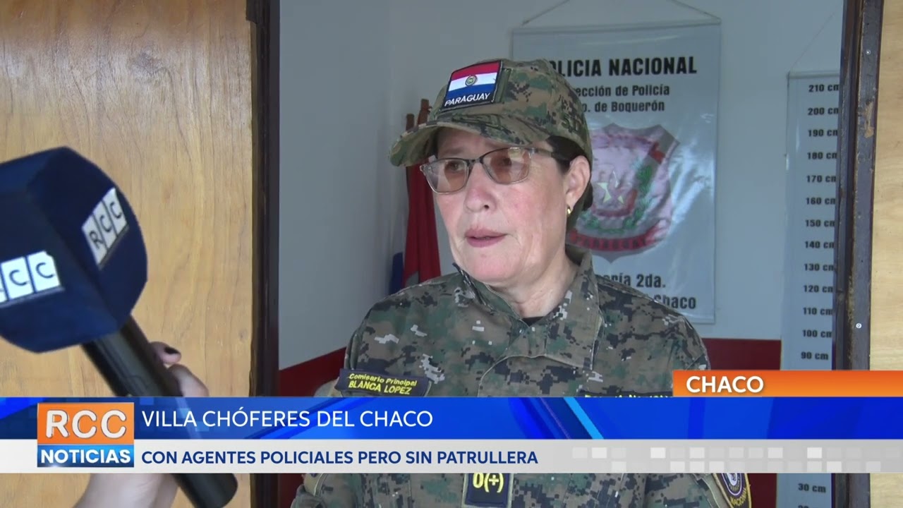 Villa Chóferes del Chaco: Con agentes policiales pero sin patrullera