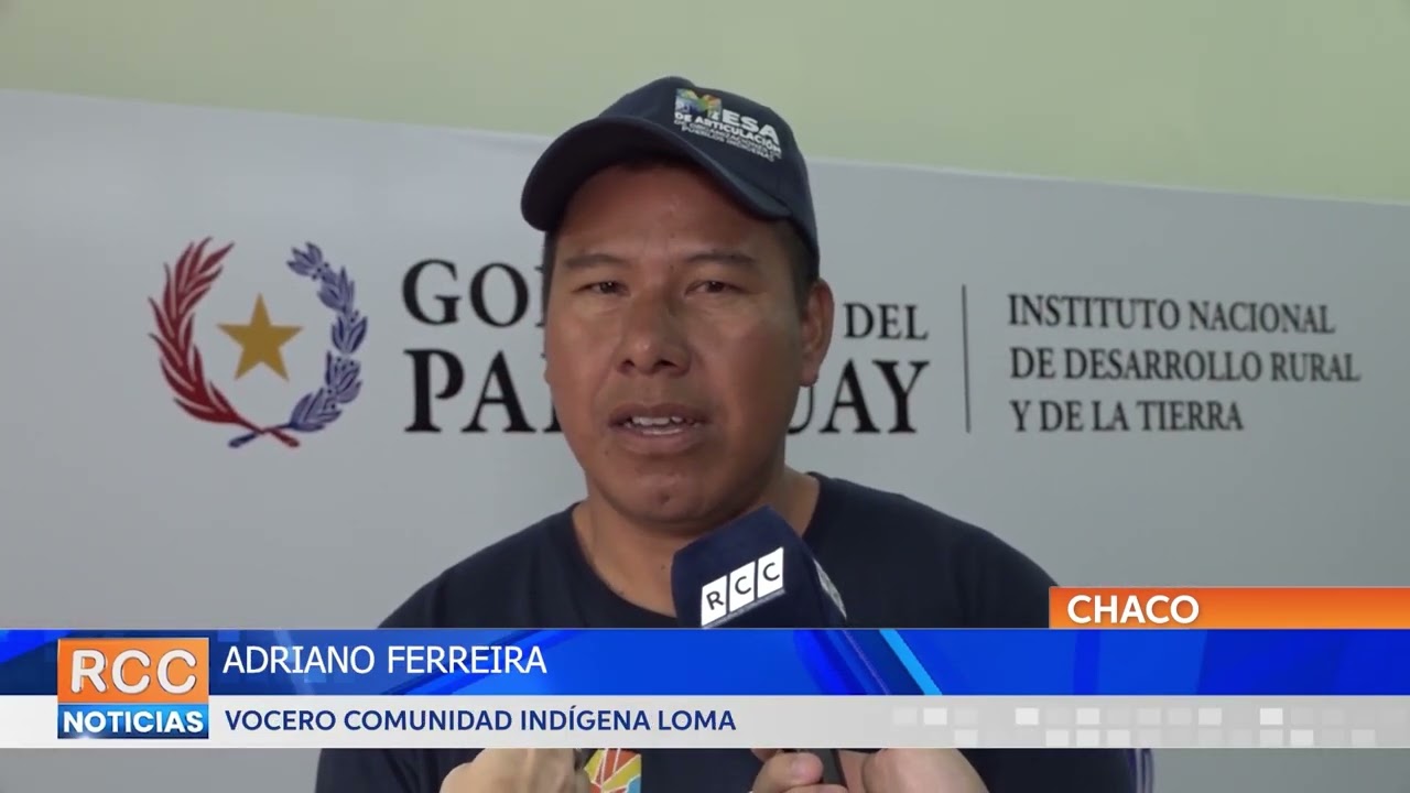 Comunidades indígenas del Chaco se movilizaron frente al Indert solicitando titulación de tierras