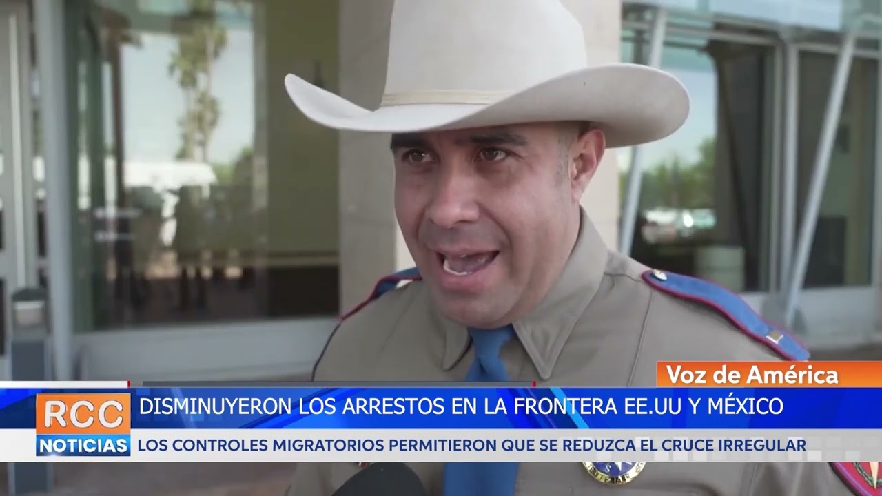 Descienden arrestos de migrantes en la frontera sur de EEUU