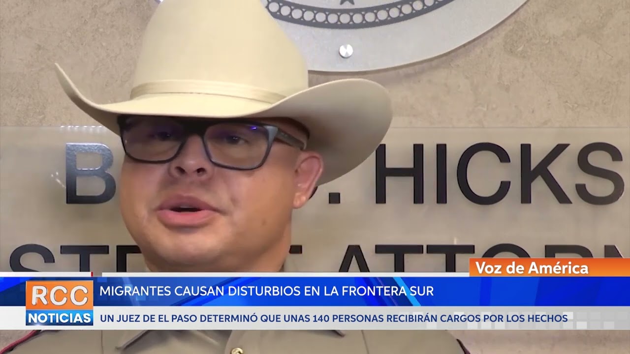 Cargos a migrantes por disturbios en la frontera sur