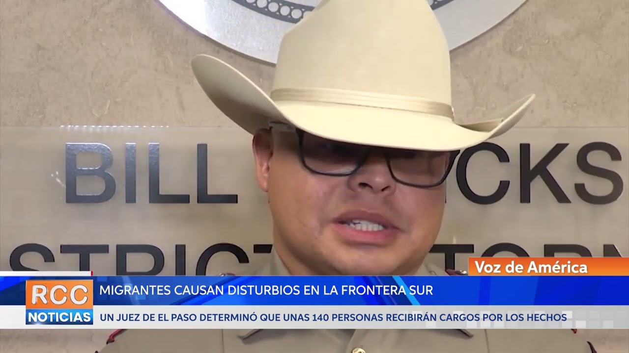 Cargos a migrantes por disturbios en la frontera sur