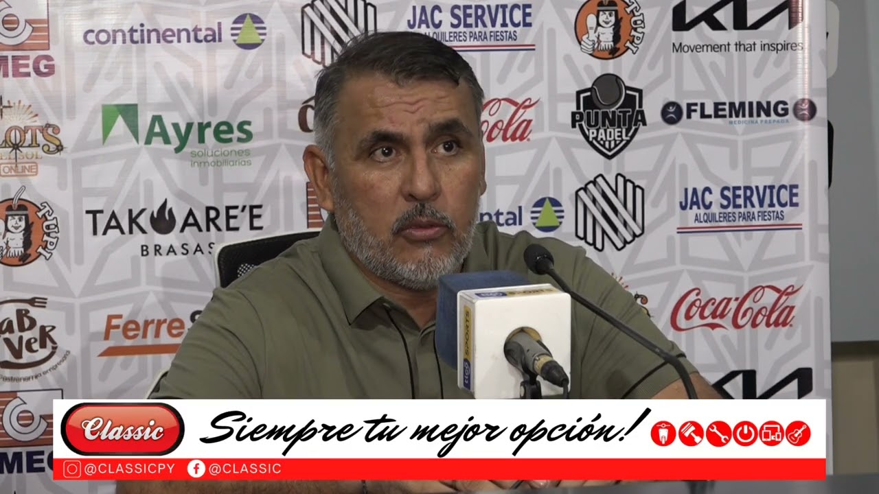 Olimpia vs. Sportivo Ameliano: Palabras del DT Pedro Sarabia