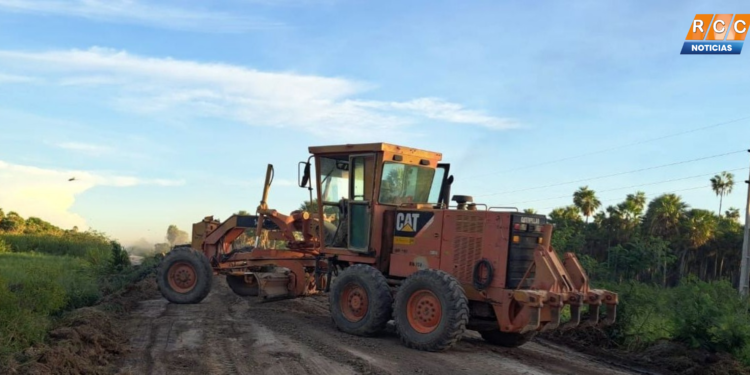 Alto Paraguay: tras las lluvias, iniciaron la rehabilitación de caminos 